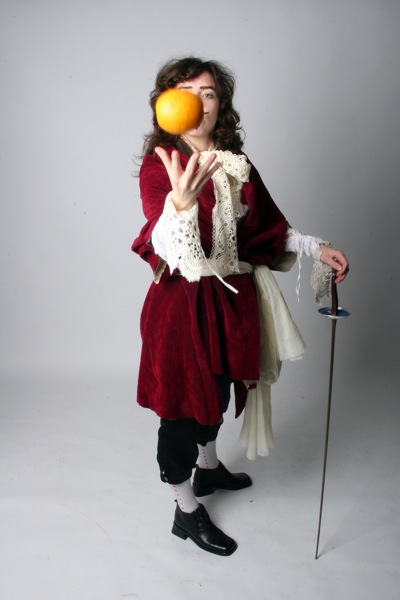 Bridget as King Charles II